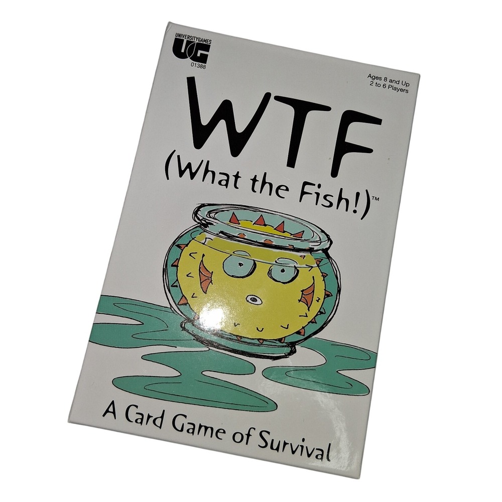 WTF (What the Fish!) Card Game, A Card Game Of Survival Ages 8+